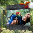 Cosmos Outdoor TV Brochure menu.