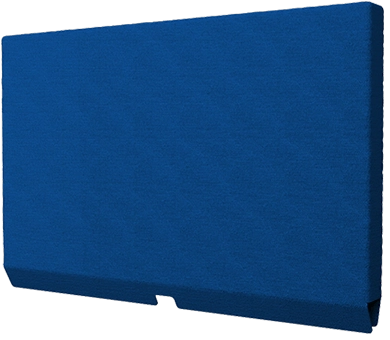 Plain Blue Outdoor TV cover.