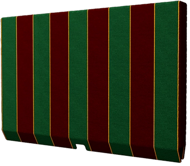 Green and red stripes fabric cover for Cosmos Outdoor TV